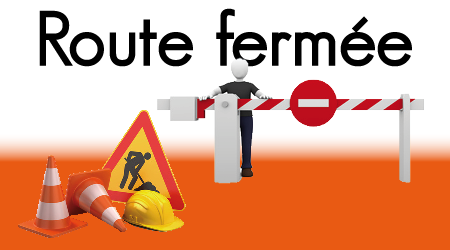 route fermee