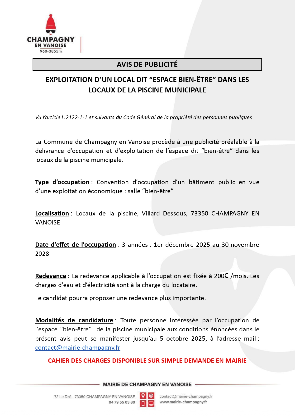 AVIS DE PUBLICITE SALLE DE MASSAGE 2025 2027docx page 0001