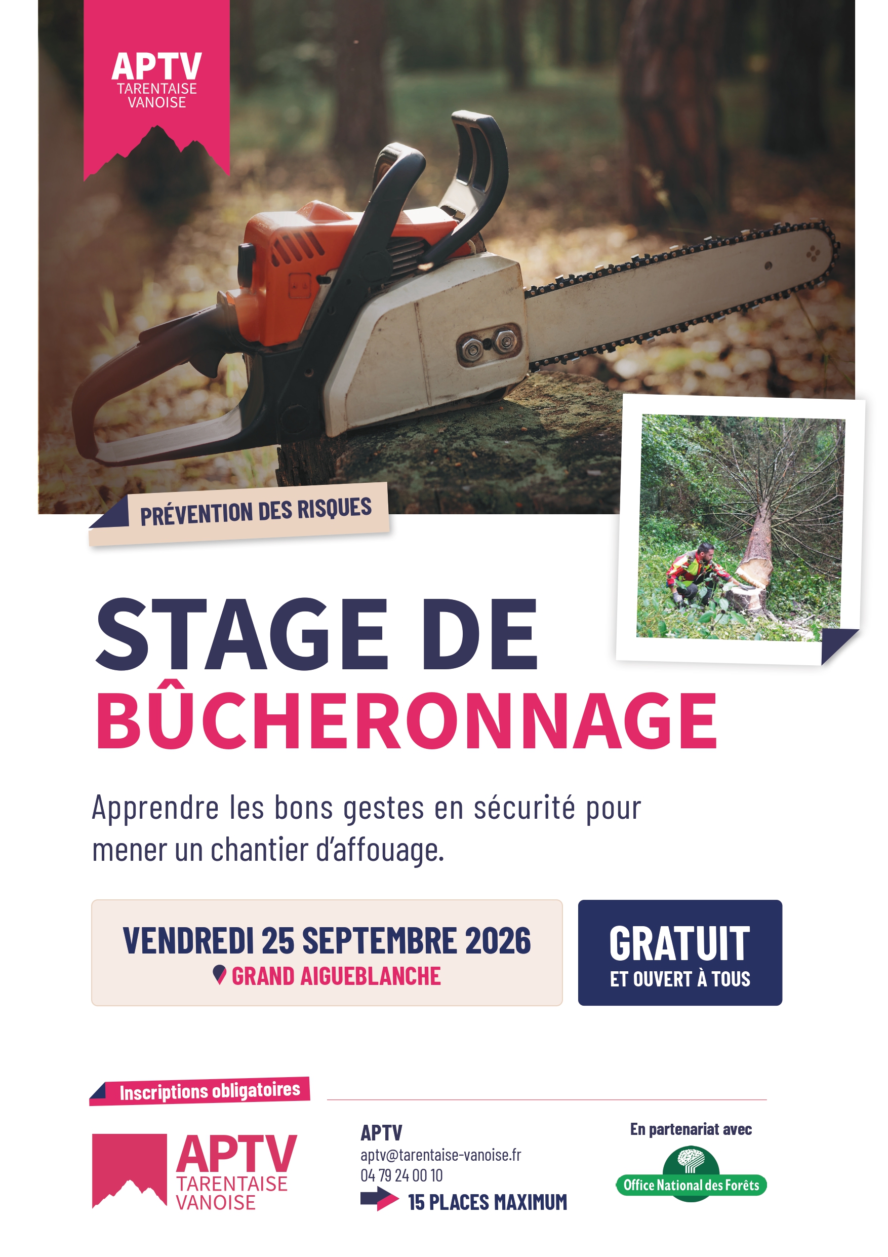 Affiche Stage Bucheronnage GA page 0001