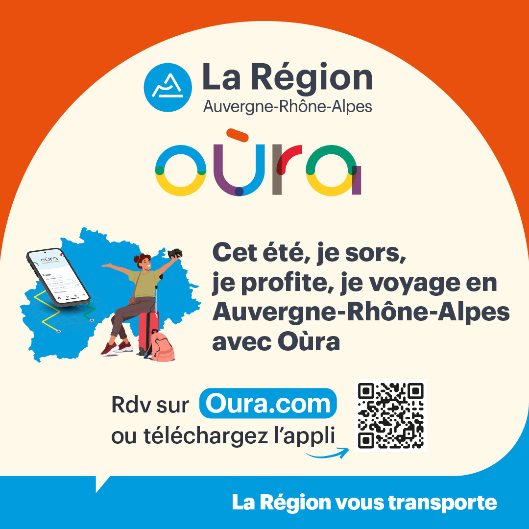Je voyage Auvergne-Rhône-Alpes avec Oùra