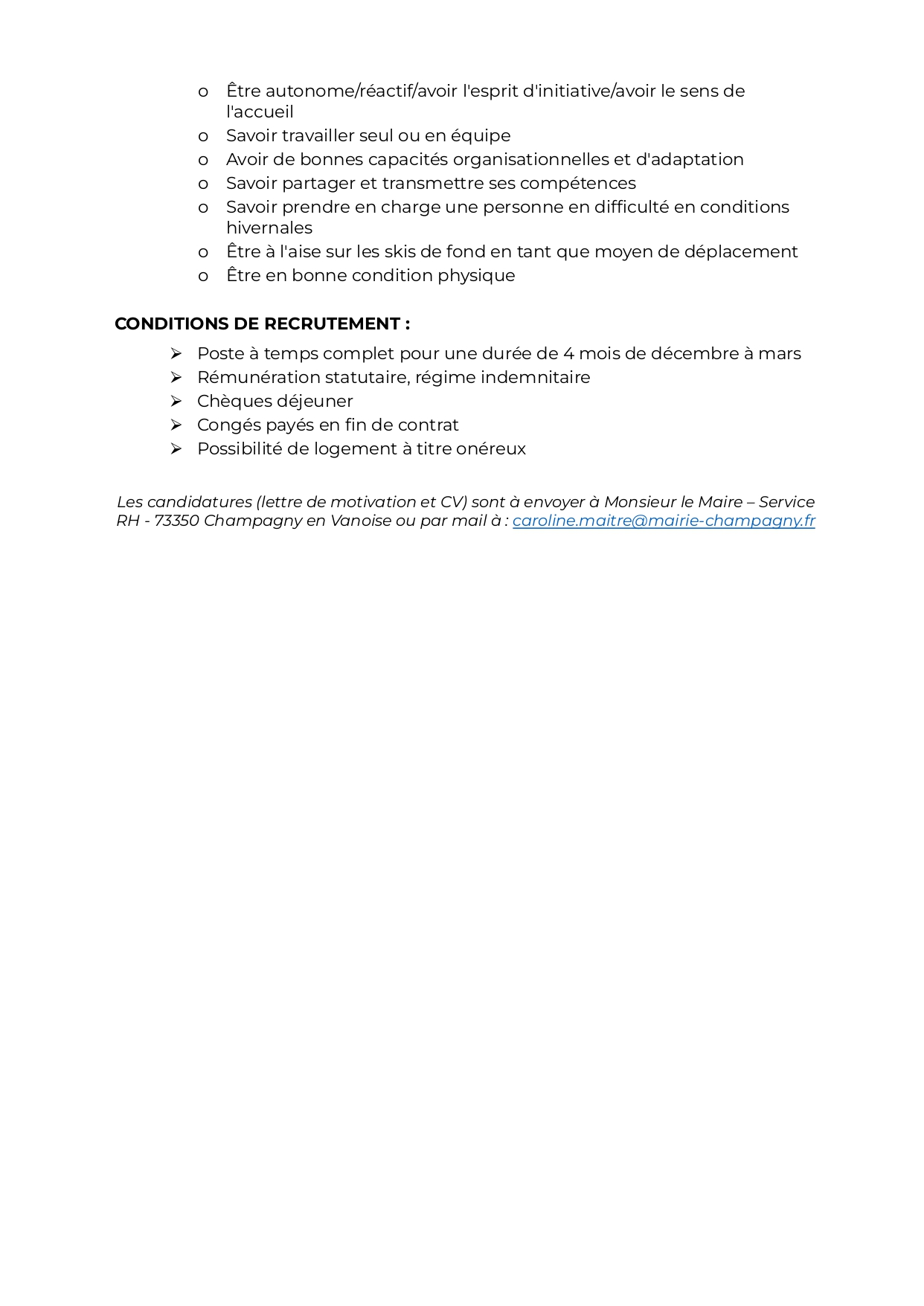 Offre dEmploi Pisteurdocx GoogleDocs page 0002