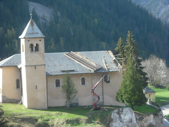 Toit de l'église St Sigismond